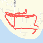 4.15 mile Run in Fox Island on Mar 6, 2012 at 04:03 pm