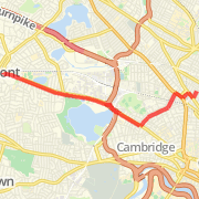 A ride mapped on 03/07/2012