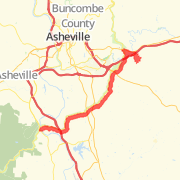 26.40 mi General Road Cycling in Asheville on Mar 7, 2012 14:45