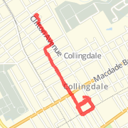 5.82 mi Run in Collingdale on Mar 7, 2012 3:41 PM