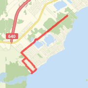 6.09 mi Run in Pointe-Calumet on 2012-03-07 16:06