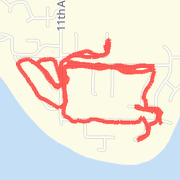 4.12 mile Run in Fox Island on Mar 7, 2012 at 02:56 pm