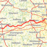 A ride mapped on 03/08/2012