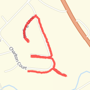 1.05 mi Run in Bluff City on Mar 8, 2012 5:07 PM