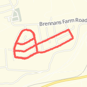2.65 mile Run in Kulpmont on Mar 8, 2012 at 07:32 pm