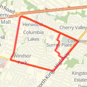 5.00 mi Run in Cherry Hill on Mar 8, 2012 10:19 PM