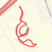 1.21 mi Walk on Mar 9, 2012 8:15 PM