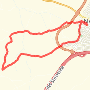 7.07 kilometer Run on Mar 10, 2012 at 09:11 am