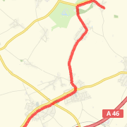 6.53 km Run in J&uuml;chen on 10.03.2012 14:47