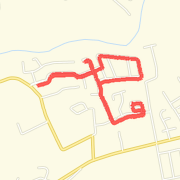4.56 mi Run in Mt Washington on Mar 10, 2012 6:33 PM