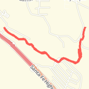 2.29 mi Run in Santa Fe on Mar 10, 2012 16:42