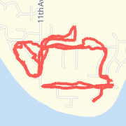 4.36 mile Run in Fox Island on Mar 10, 2012 at 03:21 pm