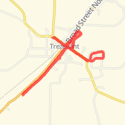 6.89 mile Run in Trezevant on Mar 10, 2012 at 05:30 pm