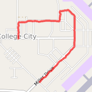 1.59 mi Run in Walnut Ridge on Mar 10, 2012 8:25 PM
