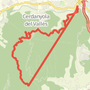 A 16,45 quilòmetre Mountain Bike Ride in Cerdanyola del Vallès on març 11, 2012 at 09:10 a.m.