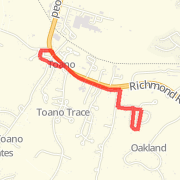 3 Mile Route Run route image