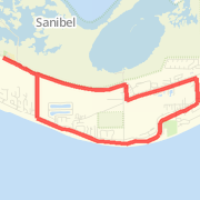 9 mile Sanibel Main Drag Loop