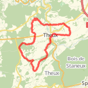Juslenville - Tancrement - Mont - Hodbomont - Becco - Jevoument - Theux - Oneux - Juslenville