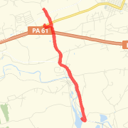 7.09 mi Run in Schuylkill Haven on Mar 11, 2012 2:32 PM