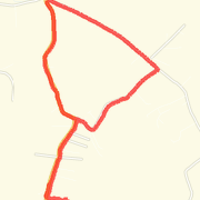 4.69 mi Run in Ruffs Dale on Mar 11, 2012 3:26 PM