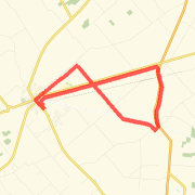 12.70 mi Run in Blanchester on Mar 11, 2012 16:35