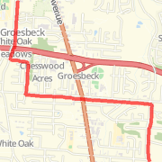 3.03 mi Run in North College Hill on Mar 11, 2012 5:59 PM