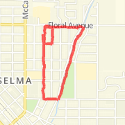 1.77 mi Run in Selma on Mar 11, 2012 3:44 PM