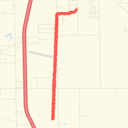 6.20 mi Run in North Branch on Mar 11, 2012 5:57 PM