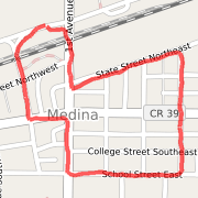 1.17 mi Run in Medina on Mar 11, 2012 8:21 PM