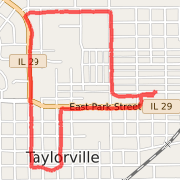 2.59 mi Run in Taylorville on Mar 11, 2012 8:42 PM