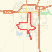 6.60 mile Run in Bartow on Mar 12, 2012 at 10:32 am
