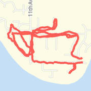 4.28 mile Run in Fox Island on Mar 12, 2012 at 01:04 pm