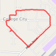 2.11 mi Run in Walnut Ridge on Mar 12, 2012 7:38 PM