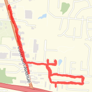 3.43 mile Run in Cincinnati on Mar 12, 2012 at 11:52 pm