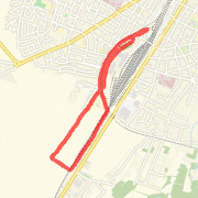 2.65 mi Run on 13 mars 2012 11:09