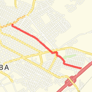 3.12 km General Road Cycling in Indaiatuba on 13/03/2012 10:41