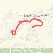 1.84 mi Run in Aspen on 2012-03-13 10:16