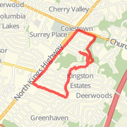 3.26 mi Run in Cherry Hill on Mar 13, 2012 5:22 PM