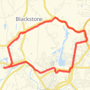 9.02 mi Run in Blackstone on Mar 13, 2012 6:00 PM