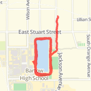 2.28 mile Run/Jog in Bartow on Mar 13, 2012 at 07:44 pm