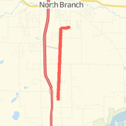 8.01 mi Run in North Branch on Mar 14, 2012 12:21 PM