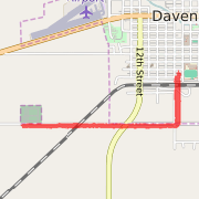 3.05 mi Run in Davenport on Mar 14, 2012 10:49 AM