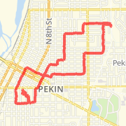 4.91 mi General Road Cycling in Pekin on Mar 14, 2012 4:53 PM