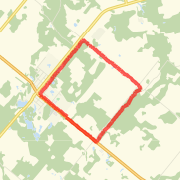7.97 km Run in Flesherton on 2012-03-14 6:51 PM