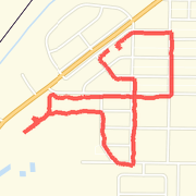 2.28 mi Run in International Falls on Mar 14, 2012 7:14 PM