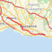 8.87 km General Road Cycling in Renens on 15 mars 2012 11:18