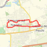 8.56 km Run in Cernusco sul Naviglio on 15/mar/2012 18:45