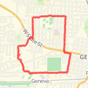 3.95 mi Walk in Geneva on Mar 15, 2012 2:29 PM