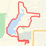 3.07 mi Run in Bristow on Mar 15, 2012 3:45 PM