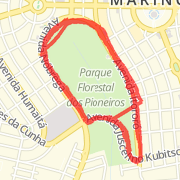 10.38 km Run in Maring&aacute; on 15/03/2012 19:59